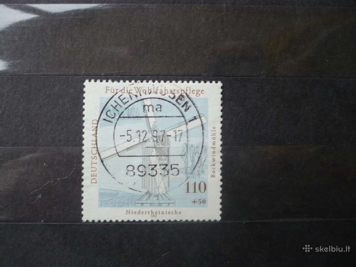 1997 metų labdaros pašto ženklai – malūnai