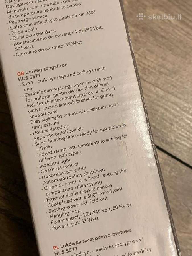 Aeg garbanojimo šepetys/žnyplės Hcs 5577 - nuotraukos Nr. 5