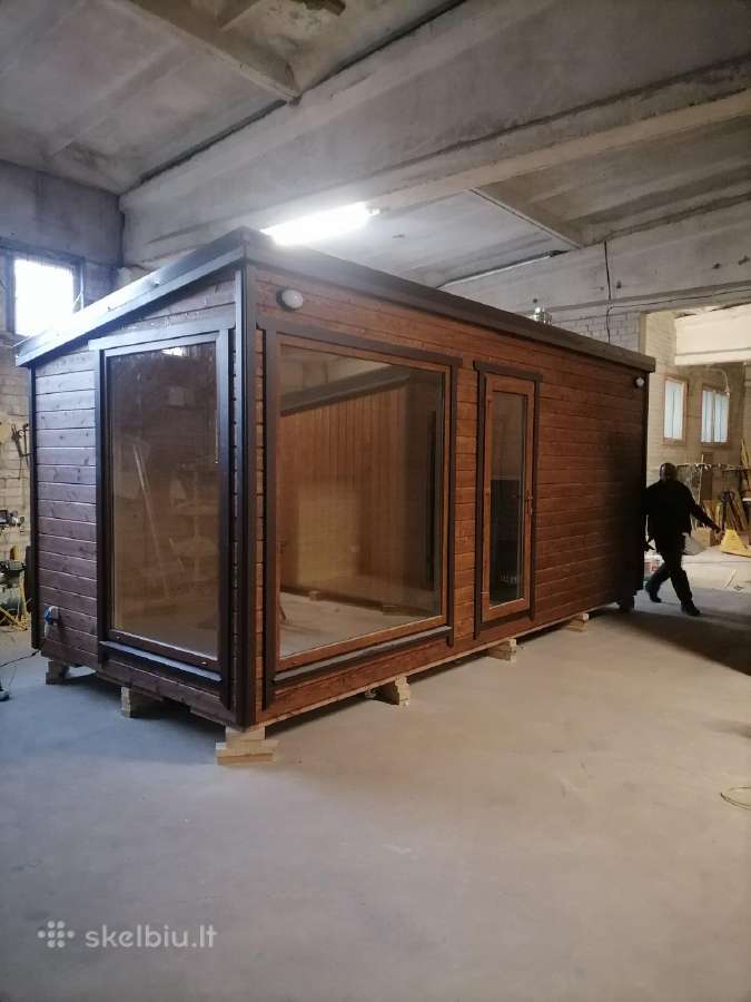 Karkasinė pirtis 3x6m