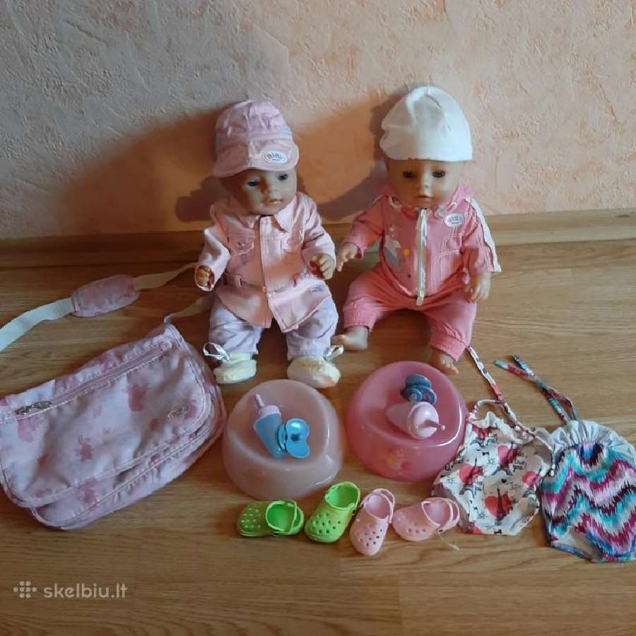 Baby born lėlytės su priedais