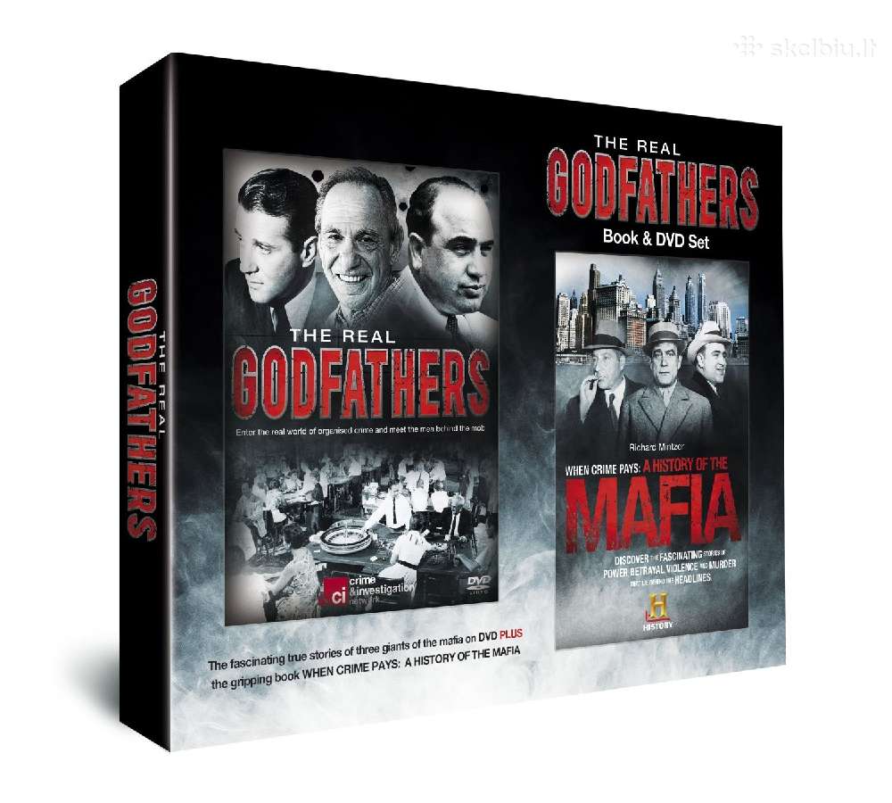 Naujas kolekcinis rinkinys dvd ir knyga Godfathers - nuotraukos Nr. 2