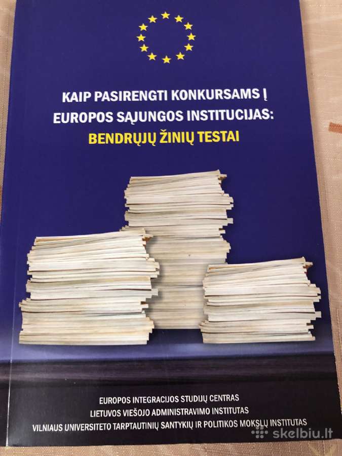 Žinių testai skirti Es institucijų konkursams