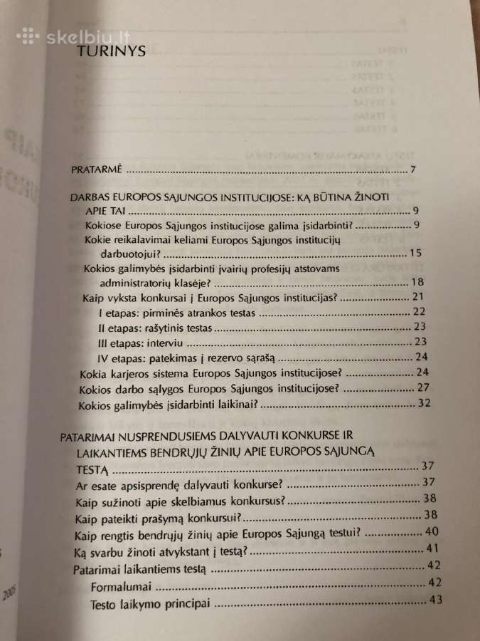 Žinių testai skirti Es institucijų konkursams - nuotraukos Nr. 3