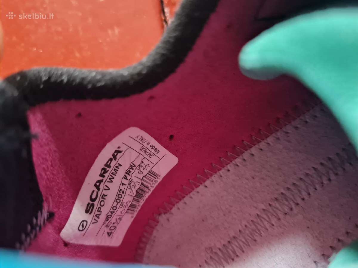 Laipiojimo bateliai Scarpa Vapor V WMN 40,5 - nuotraukos Nr. 2