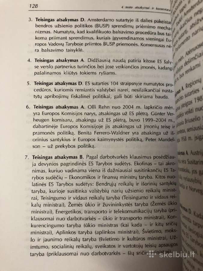 Žinių testai skirti Es institucijų konkursams - nuotraukos Nr. 6