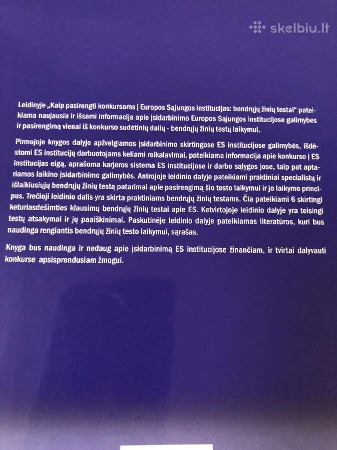 Žinių testai skirti Es institucijų konkursams - nuotraukos Nr. 7