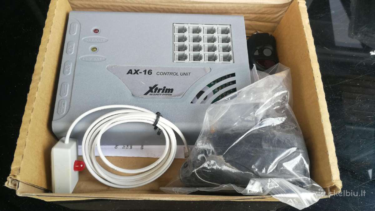 Signalizacija Xtrim ax16 aparatas
