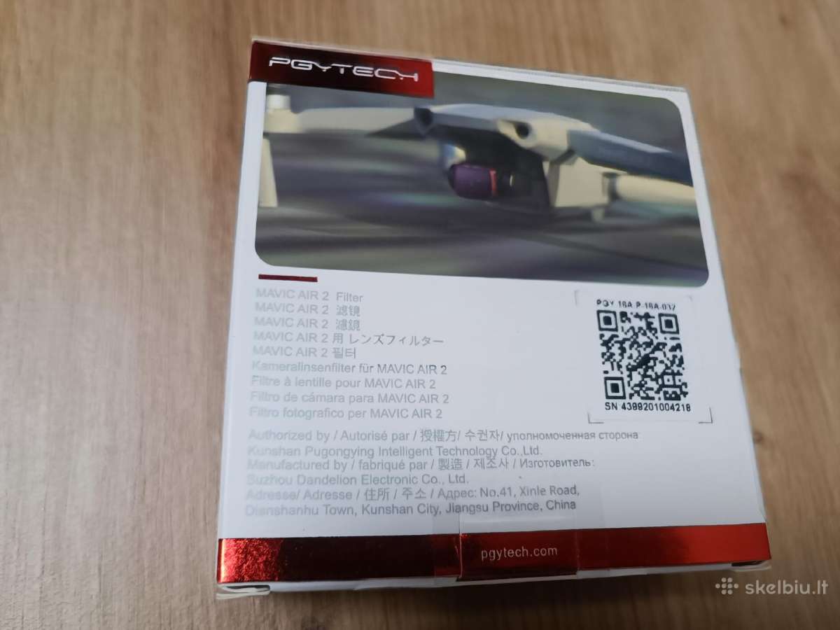 Pgytech Uv filtras dronui Dji Mavic Air 2 - nuotraukos Nr. 2