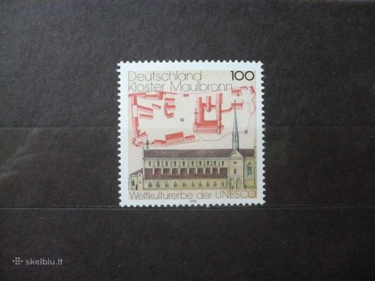 1998 m. Unesco paskelbė Maulbrono vienuolyną Mhn