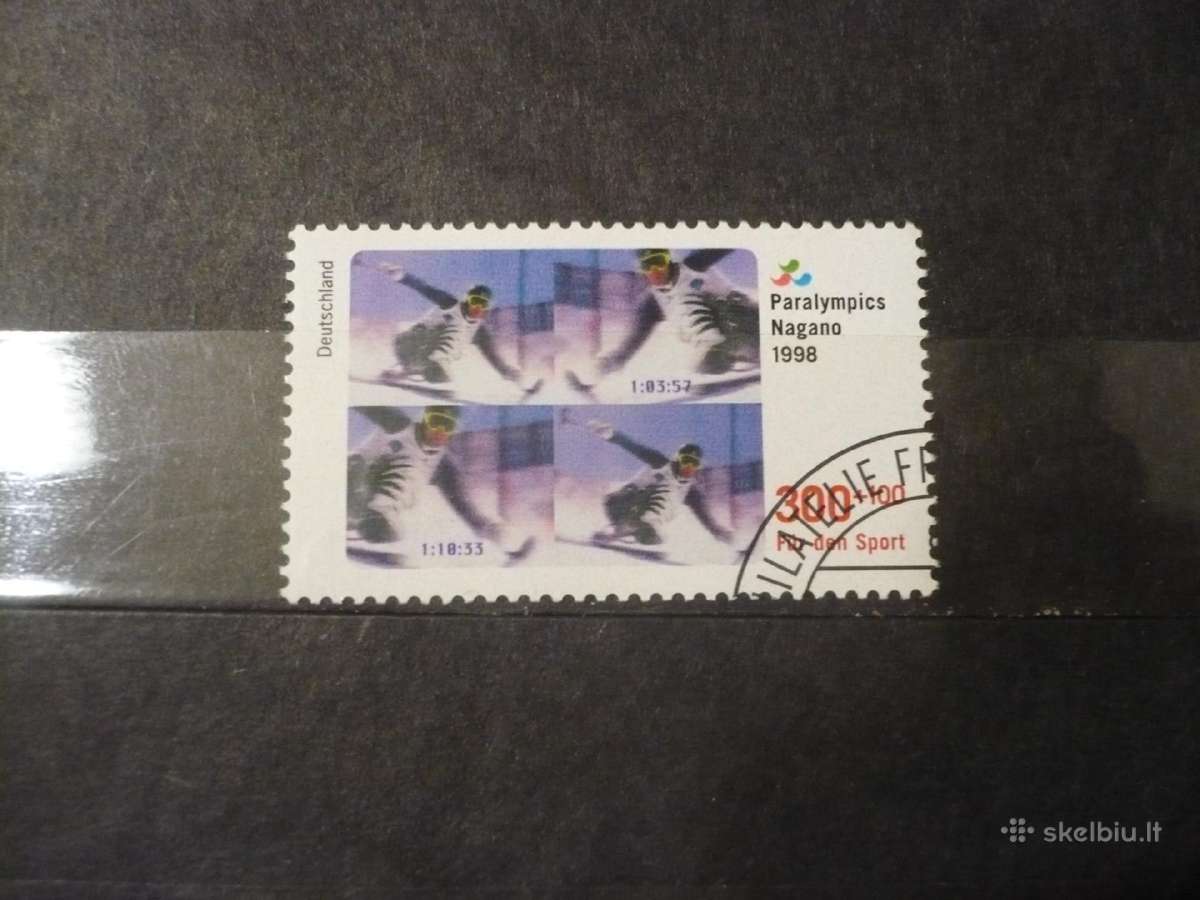 1998 metų labdaros pašto ženklai – sportas