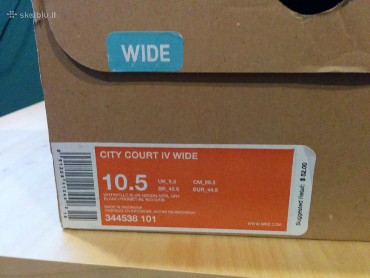 Teniso sportbačiai Nike City Court Iv Wide - nuotraukos Nr. 4