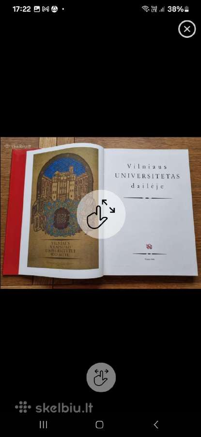 Knyga Vilniaus Universitetas dailėje - nuotraukos Nr. 3