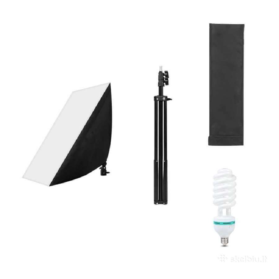 Fotostudijos šviestuvas su stovu–softbox šviesdėžė - nuotraukos Nr. 6