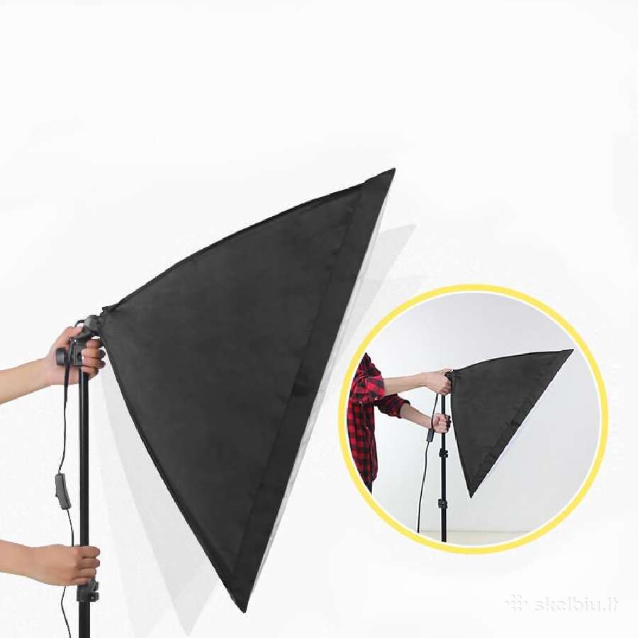 Viršutinis fotostudijos šviestuvas su stovu - nuotraukos Nr. 5