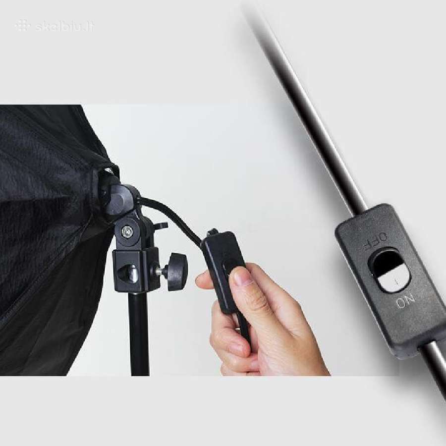 Viršutinis fotostudijos šviestuvas su stovu - nuotraukos Nr. 6