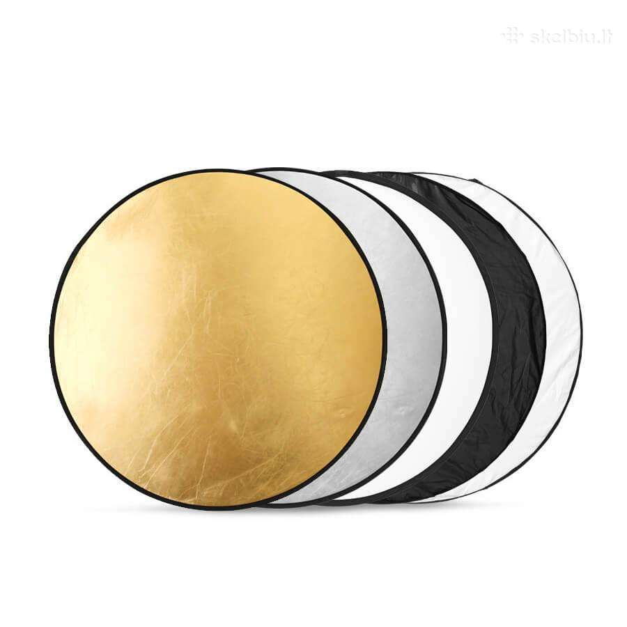 Sulankstomas reflektorius (šviesos atšvaitas) 5in1