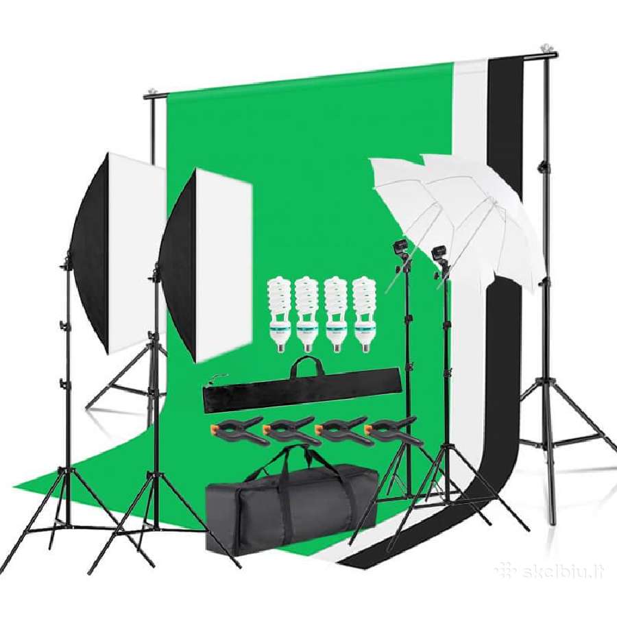 @ Fotostudijos komplektas (Foto siena) - Midi+