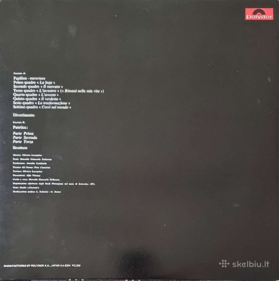 Latte E Miele, Papillon, Lp - nuotraukos Nr. 2