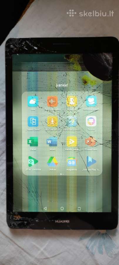 Huawei Mediapad t3 8coliu modelis Kob -W09 ekranas