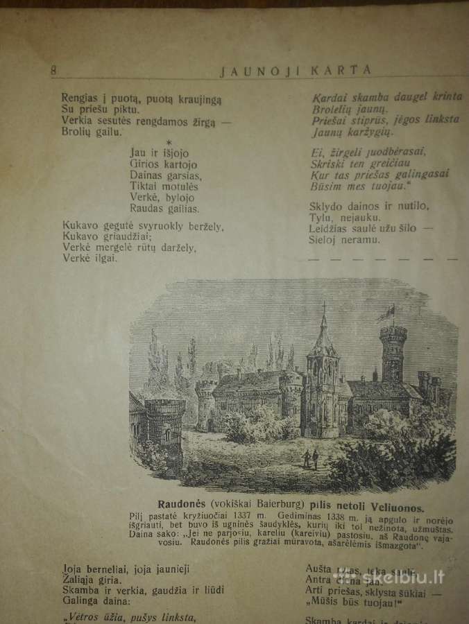 1283. Jaunoji Karta antikvarinis-kolekcinis laikr - nuotraukos Nr. 7