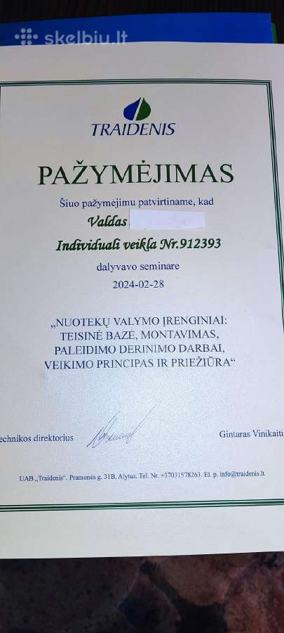 Nuotekų valymo įrenginiai Rugpjūčio mėn.akcijos - nuotraukos Nr. 18
