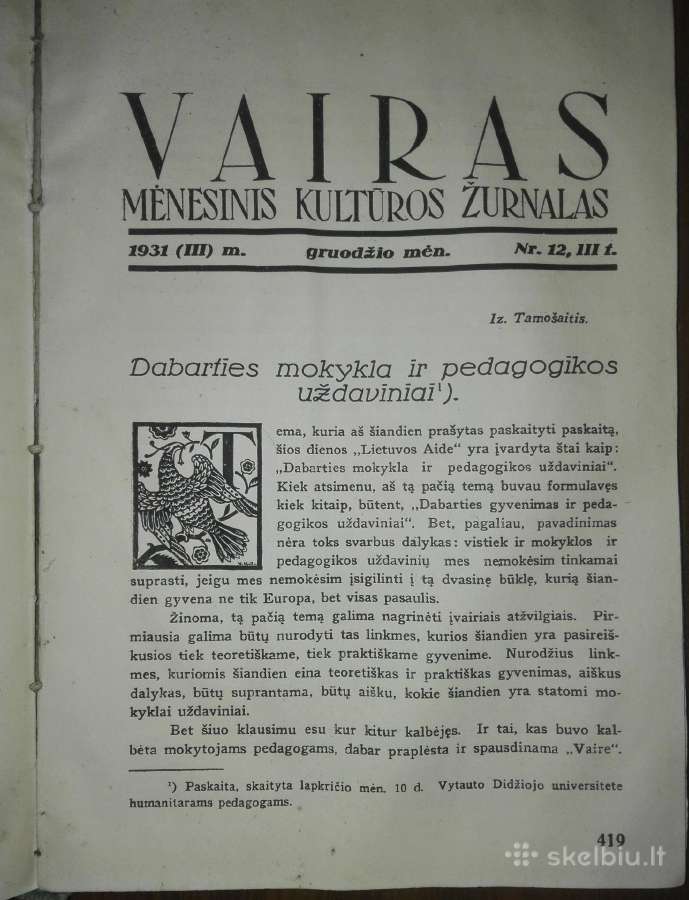 598. Vairas antikvarinis-kolekcinis laikraštis/žur - nuotraukos Nr. 6