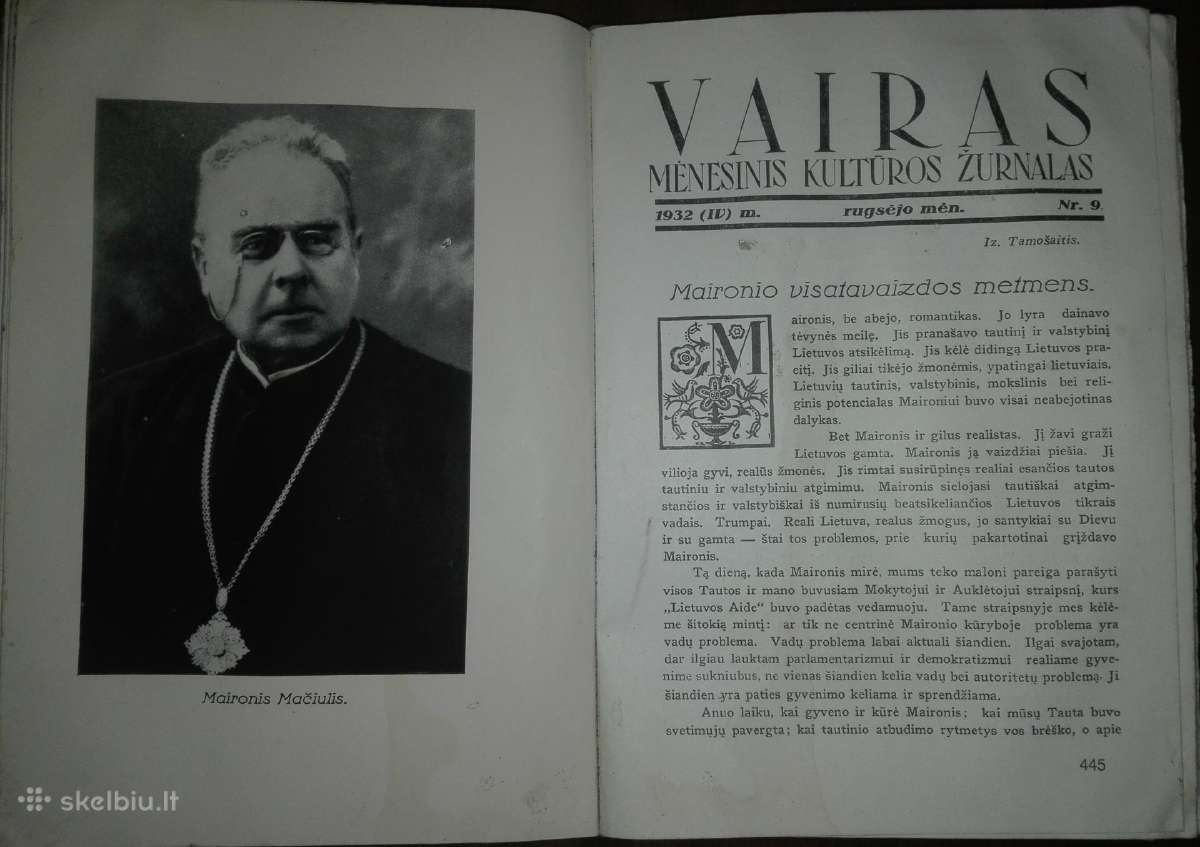 598. Vairas antikvarinis-kolekcinis laikraštis/žur - nuotraukos Nr. 13