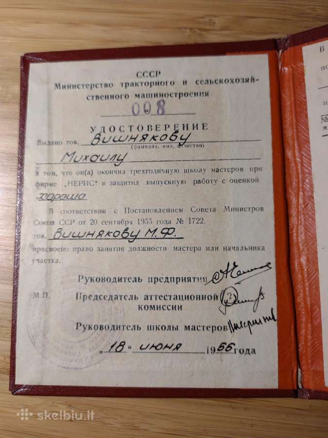 Diplomas 1966