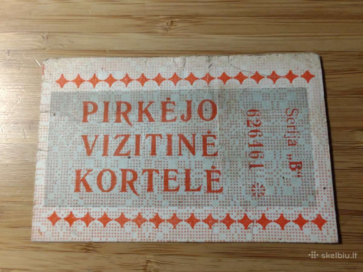 Pirkėjo vizitinė kortelė - nuotraukos Nr. 2