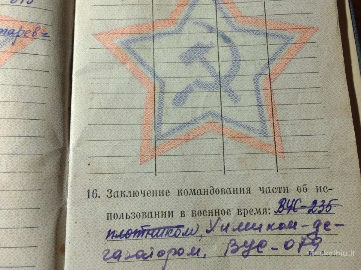 Karinis bilietas ir 20 m pergalei. Kupiškio r. - nuotraukos Nr. 10
