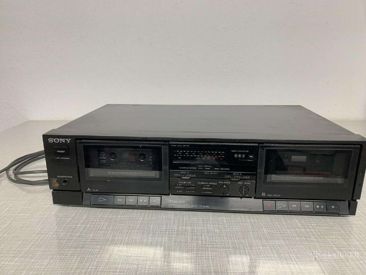 Sony kasetinis dekas Tc-w310