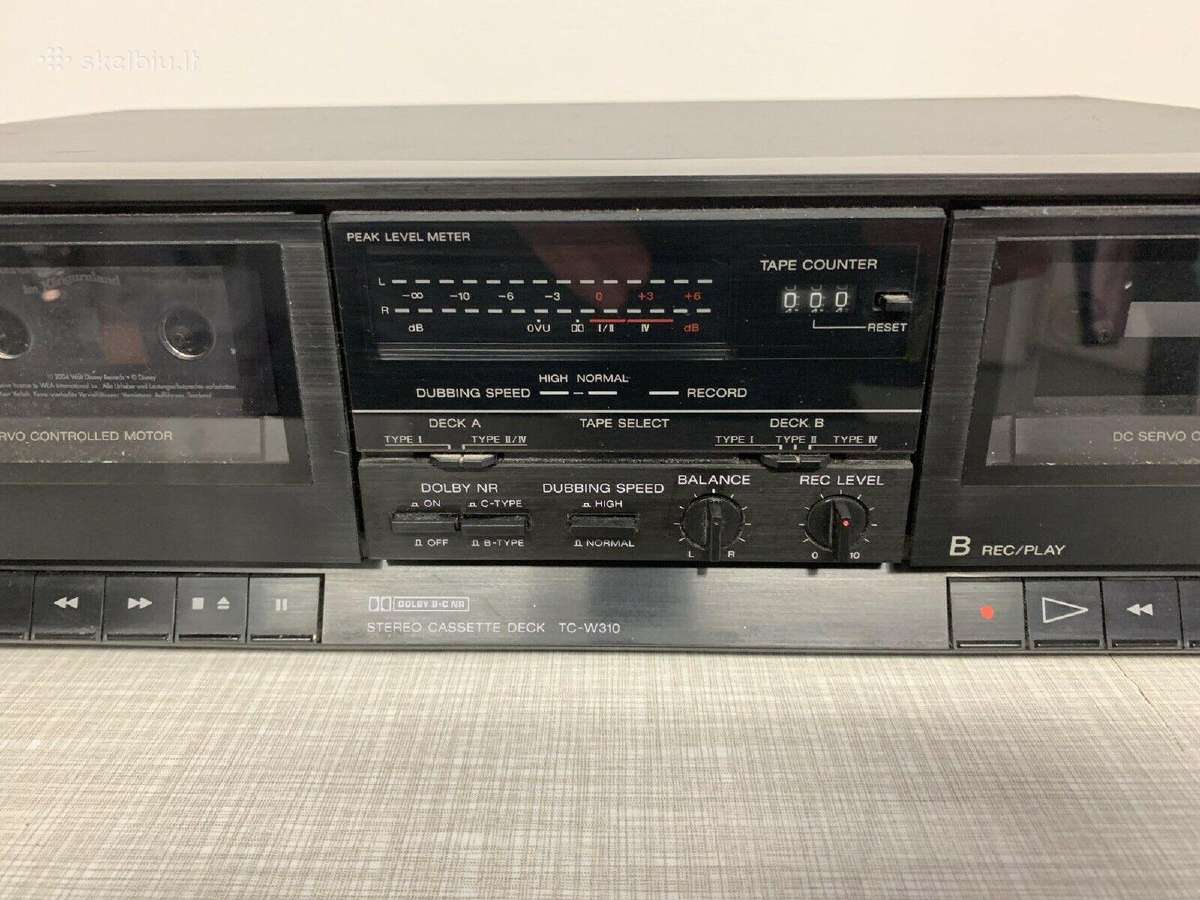 Sony kasetinis dekas Tc-w310 - nuotraukos Nr. 2