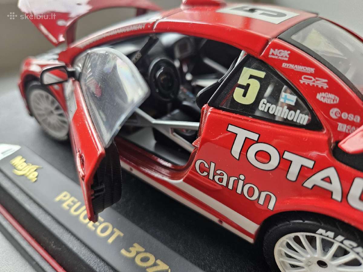 Peugeot 307 Wrc (Maisto) 1:18 - nuotraukos Nr. 5