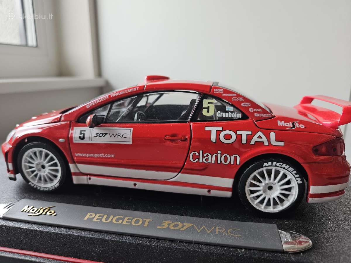 Peugeot 307 Wrc (Maisto) 1:18 - nuotraukos Nr. 10