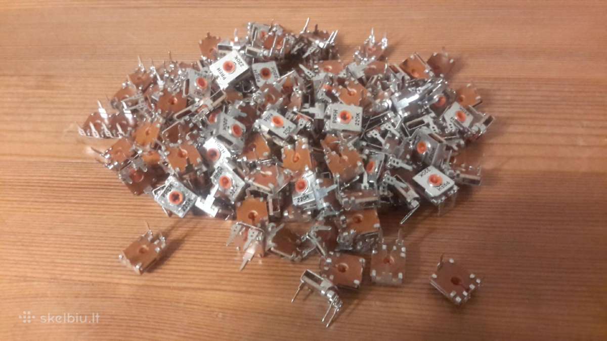 Paderinami rezistoriai, potenciometrai - nuotraukos Nr. 3