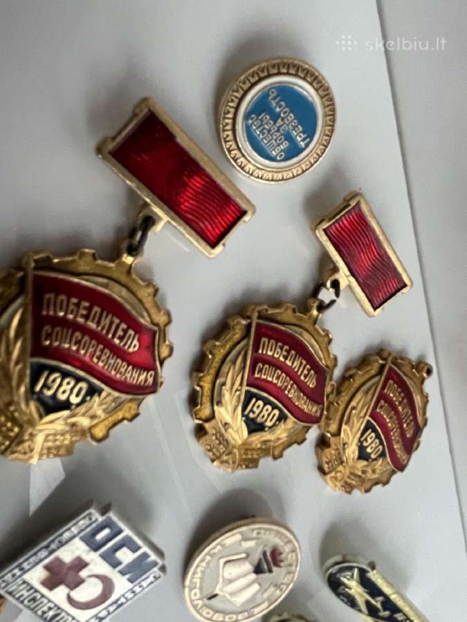 Senoviniai sovietinių laikų ženkliukai - nuotraukos Nr. 3