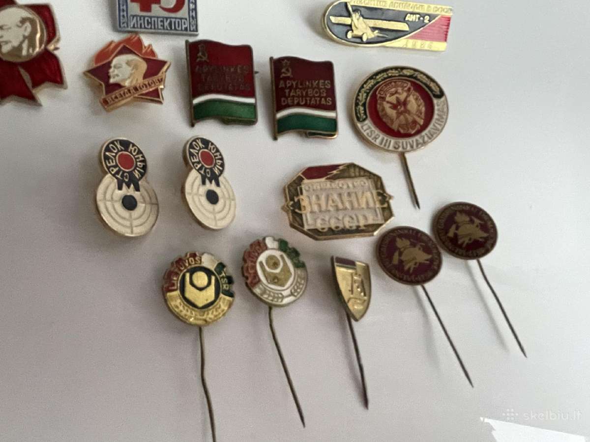 Senoviniai sovietinių laikų ženkliukai - nuotraukos Nr. 4