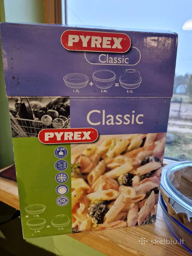 Pyrex kepimo indas