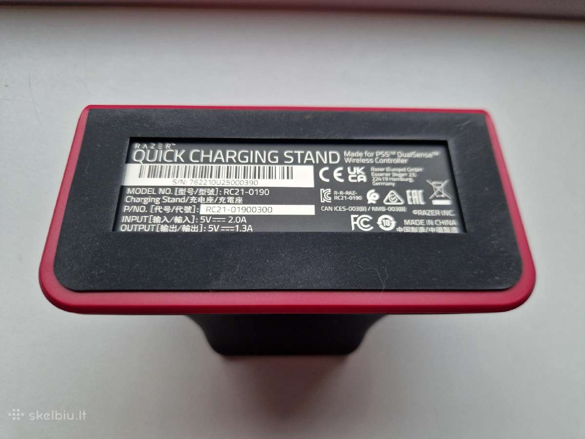 Razer Universal Quick Charging Stand for Ps5 - nuotraukos Nr. 3