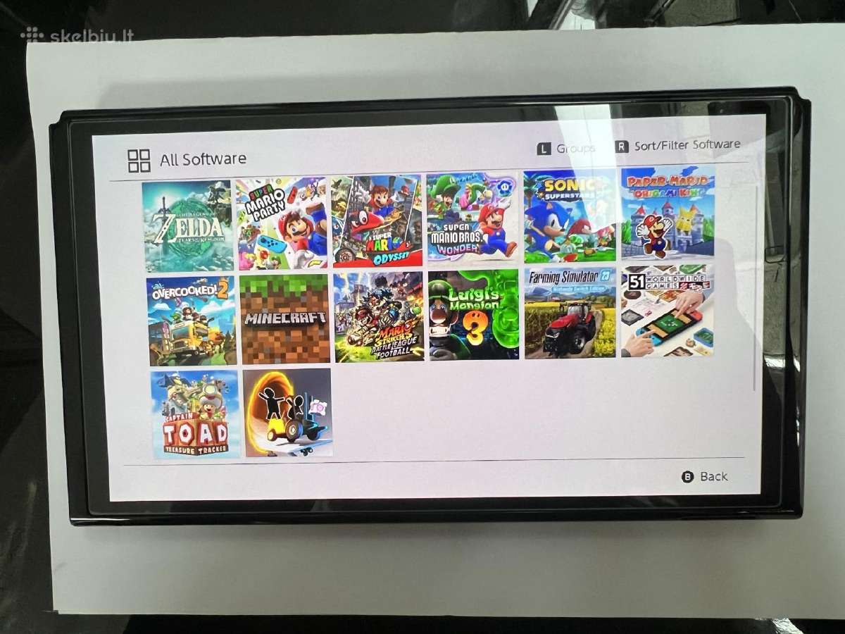 Atrištas Nintendo Switch Oled - nuotraukos Nr. 2