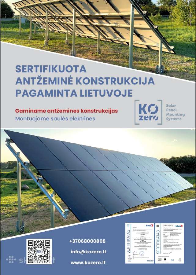 Antžeminė konstrukcija saulės elektrinei - nuotraukos Nr. 5