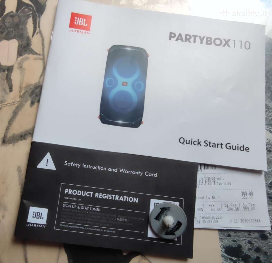 Jbl Partybox 110 - nuotraukos Nr. 7