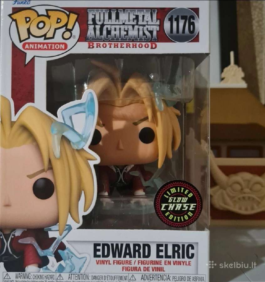 Fullmetal Alchemist Edward Elric Funko pop chase - nuotraukos Nr. 2