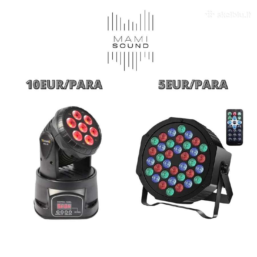 Garso ir šviesų aparatūros nuoma - nuotraukos Nr. 25