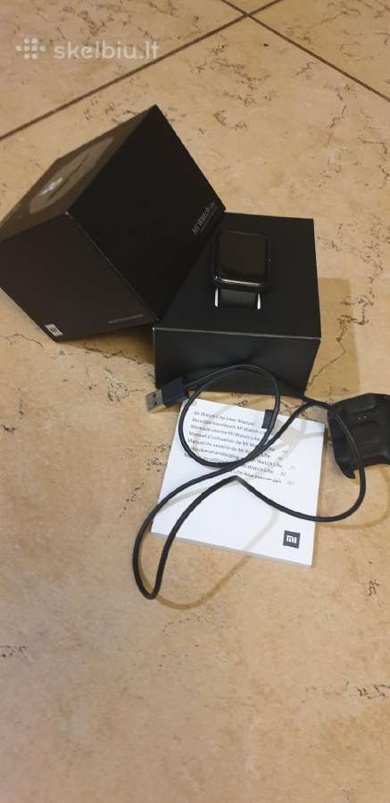 Juodas Xiaomi Lite išmanusis laikrodis