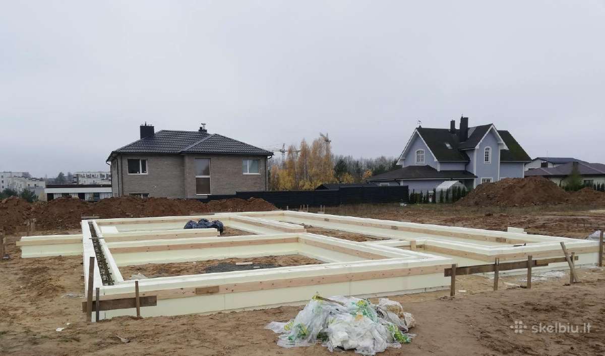 Pamatų irengimas,finnfoam Xps,cfa poliai - nuotraukos Nr. 6