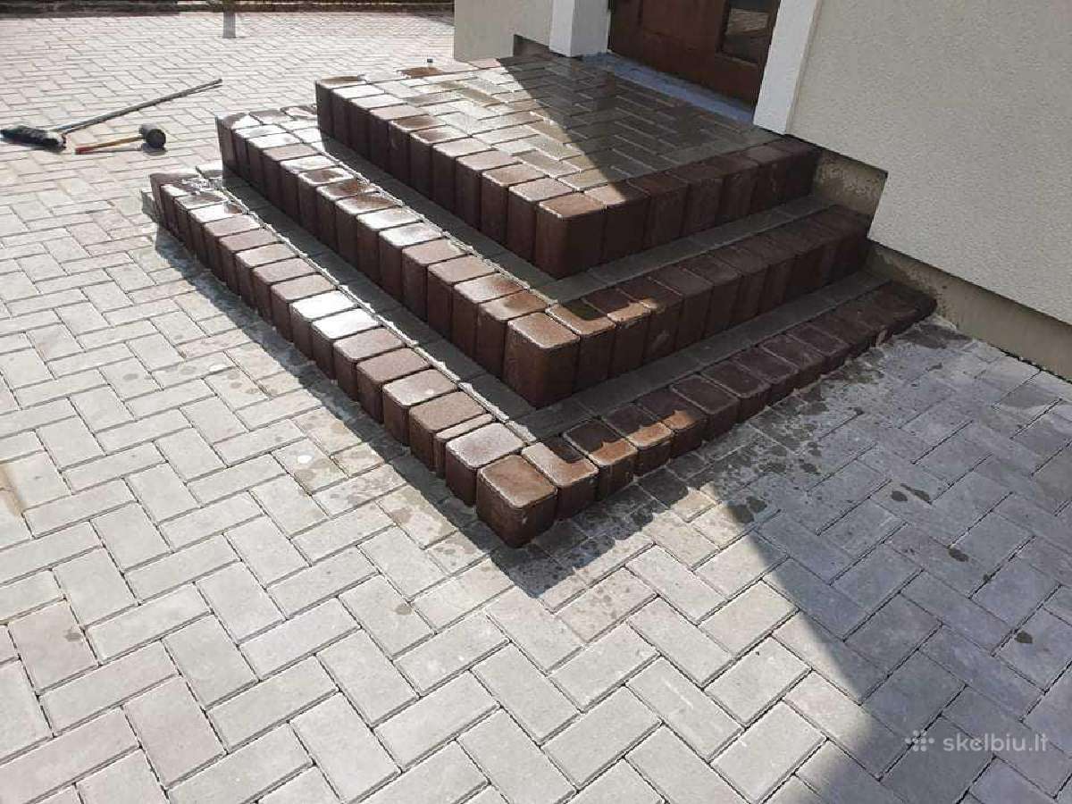 Trinkeliu klojimas ir gerbūvio darbai bobcat49 - nuotraukos Nr. 14