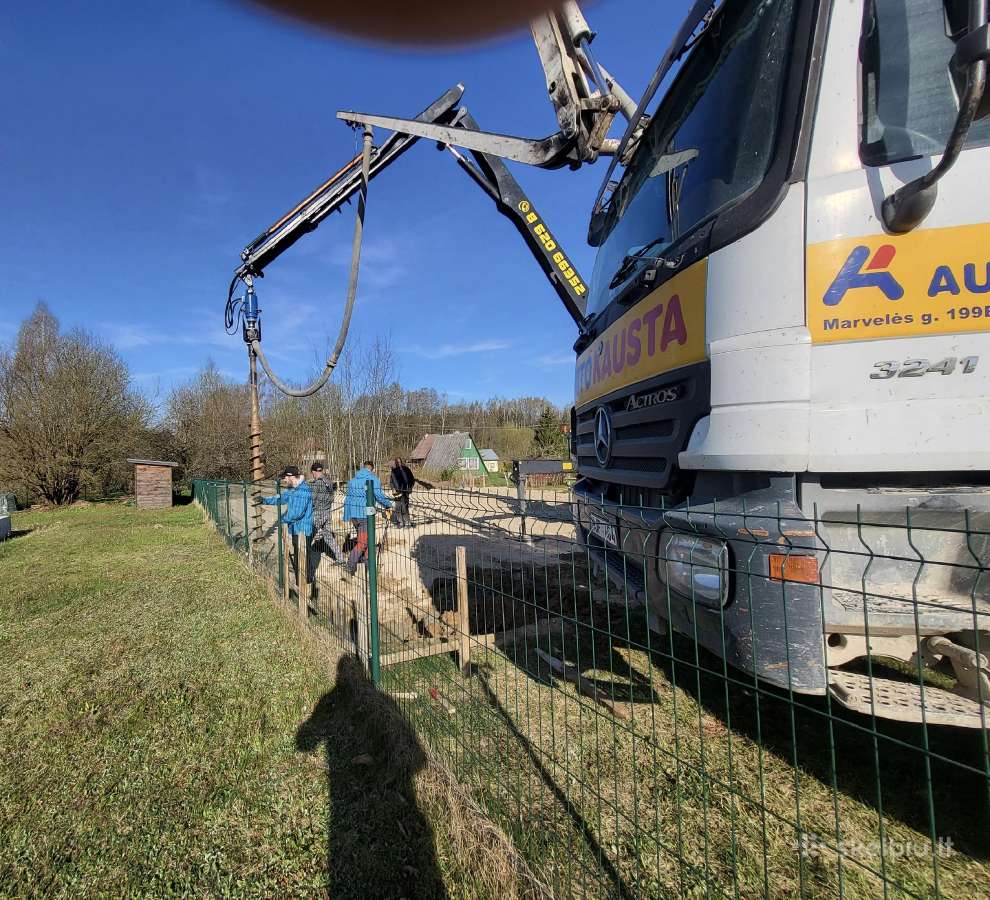 Pamatų irengimas,finnfoam Xps,cfa poliai - nuotraukos Nr. 13