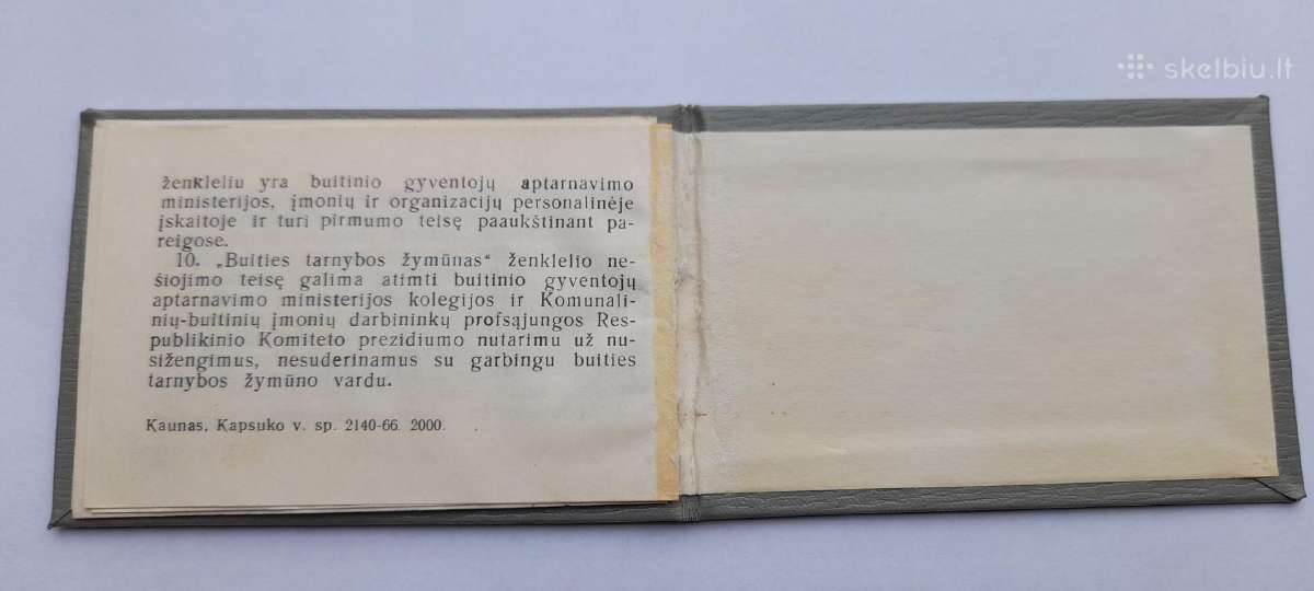 Ženklas , dokumentai - nuotraukos Nr. 8