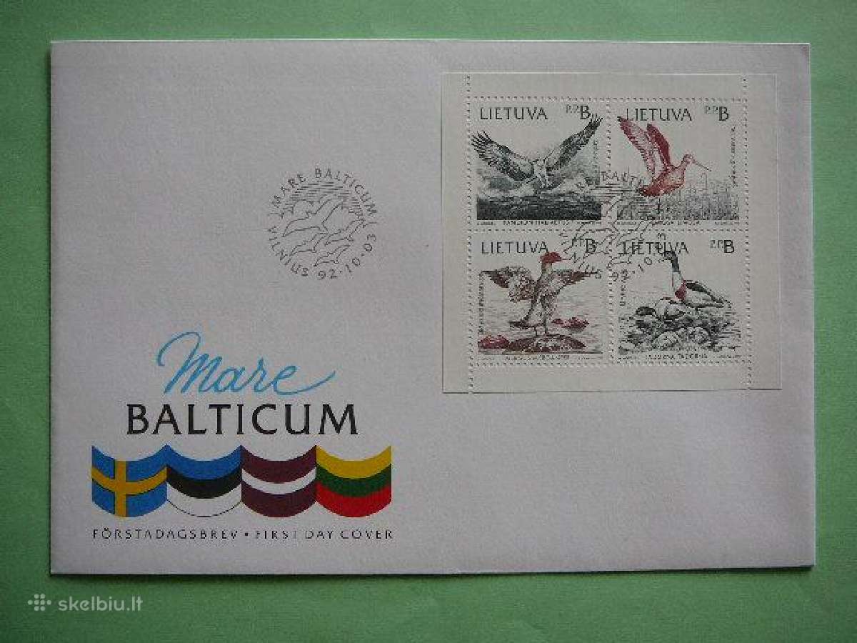 Lietuva 1992 Pauksciai Pdv lit501f